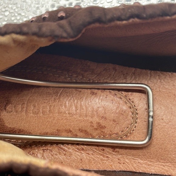 Corso Como Ballet Flats Brown with Rose gold dots Sz 9 - Picture 8 of 9